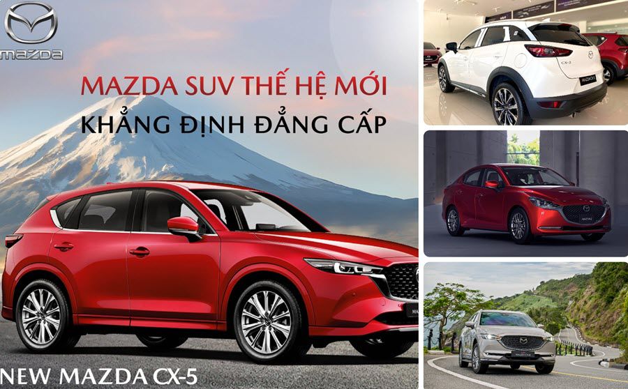 Các dòng xe Mazda thế hệ mới