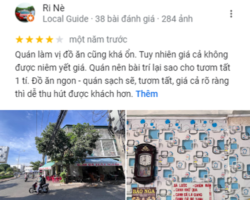 Một số đánh giá của khách hàng về quán cơm gà Hải Nam