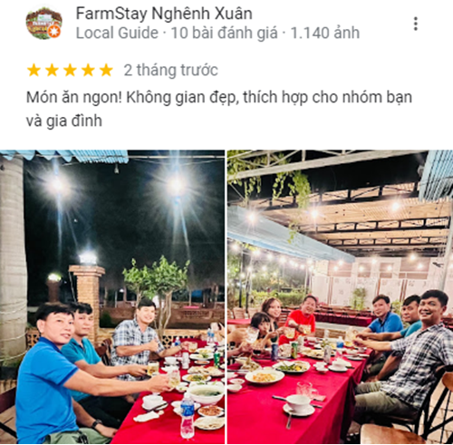 Một số nhận xét của khách hàng về nhà hàng Vườn Bia tại Ninh Thuận