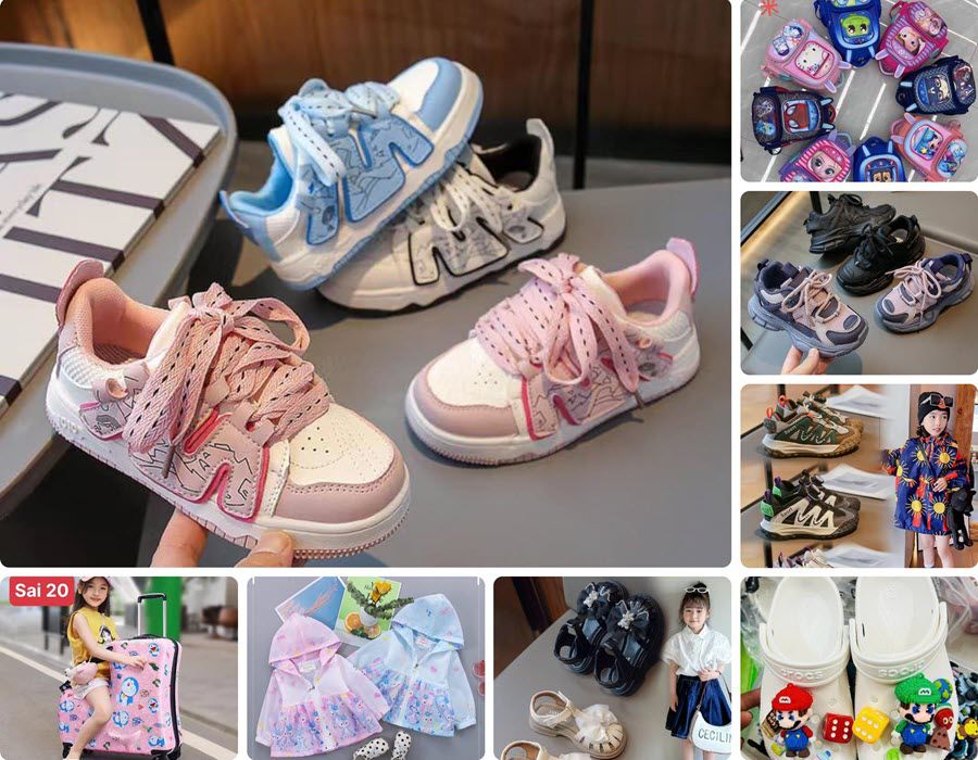 Giày dép thời trang dành cho các bạn nhỏ tại Shop Út Nhi 