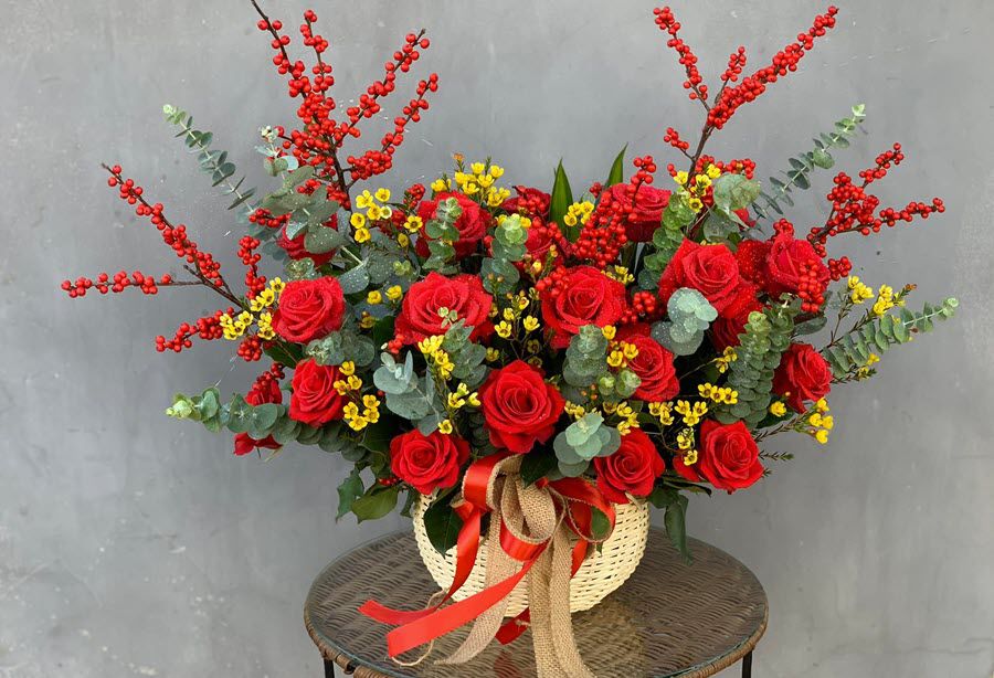 Tác phẩm hoa tại Shop hoa Cỏ May - Phan Rang