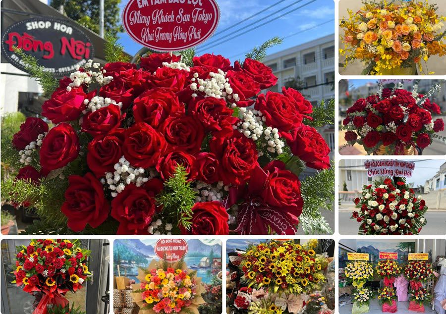 Các dịch vụ hoa tươi tại shop hoa Đồng Nội 