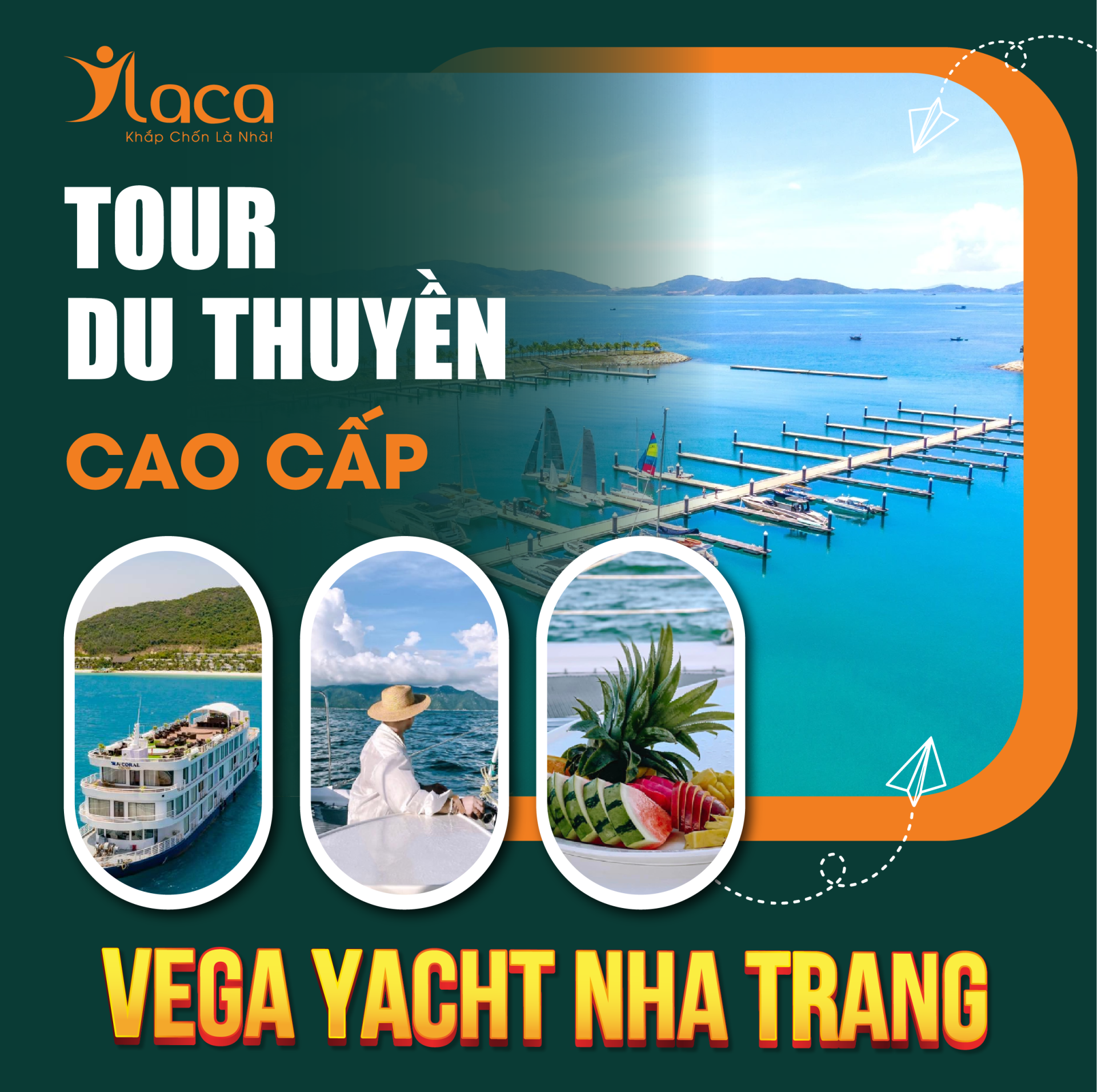 Tour Du Thuyền Vega Yacht Nha Trang [Cao Cấp]