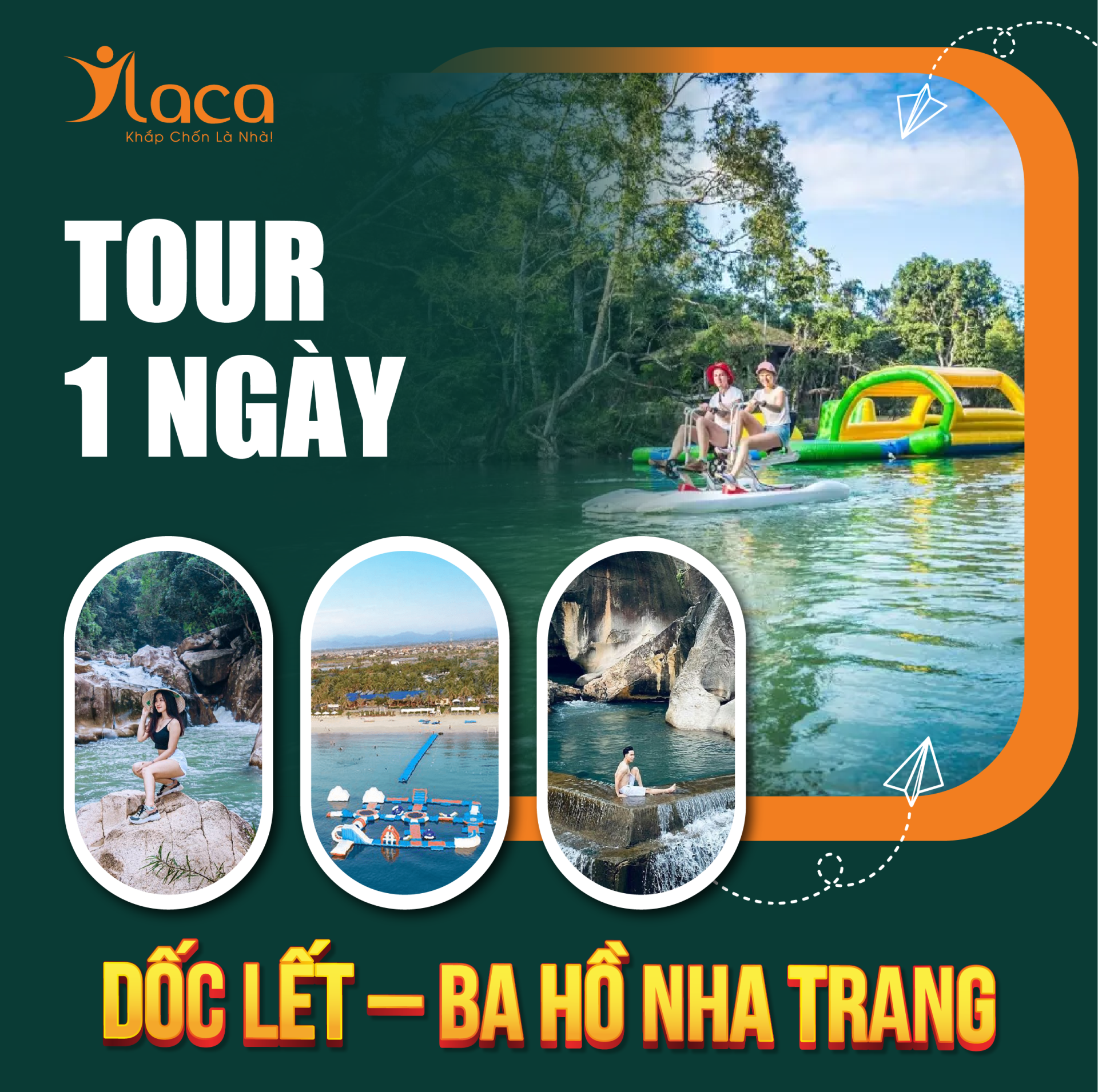 TOUR NHA TRANG 1 NGÀY: TOUR DỐC LẾT – BA HỒ NHA TRANG