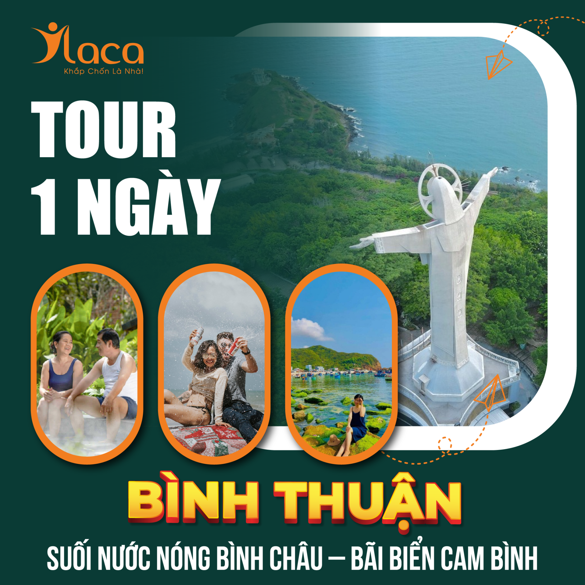 Tour Du Lịch Vũng Tàu – Bình Thuận 1 Ngày: Suối Nước Nóng Bình Châu – Bãi Biển Cam Bình