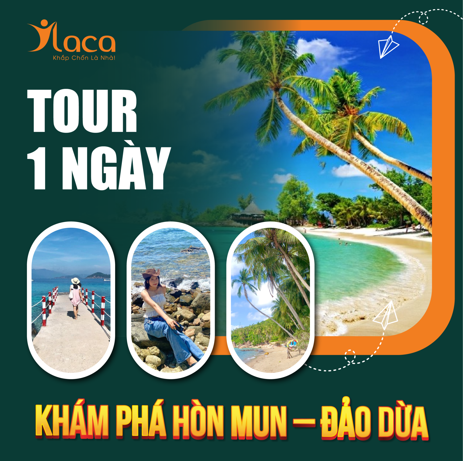 TOUR NHA TRANG 1 NGÀY KHÁM PHÁ HÒN MUN – ĐẢO DỪA NHA TRANG