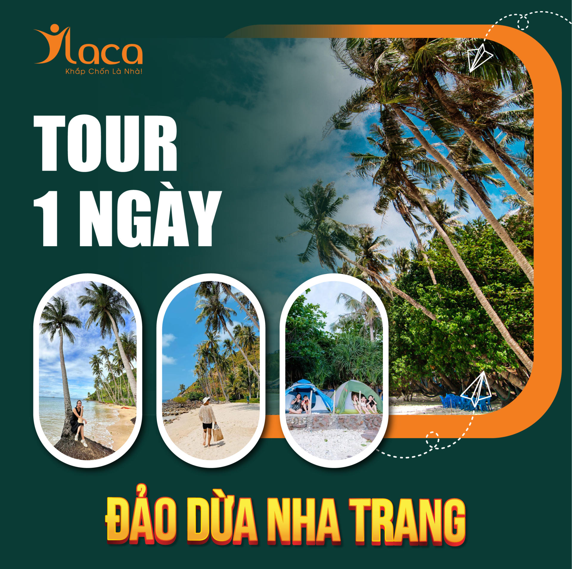 TOUR ĐẢO DỪA NHA TRANG 1 NGÀY