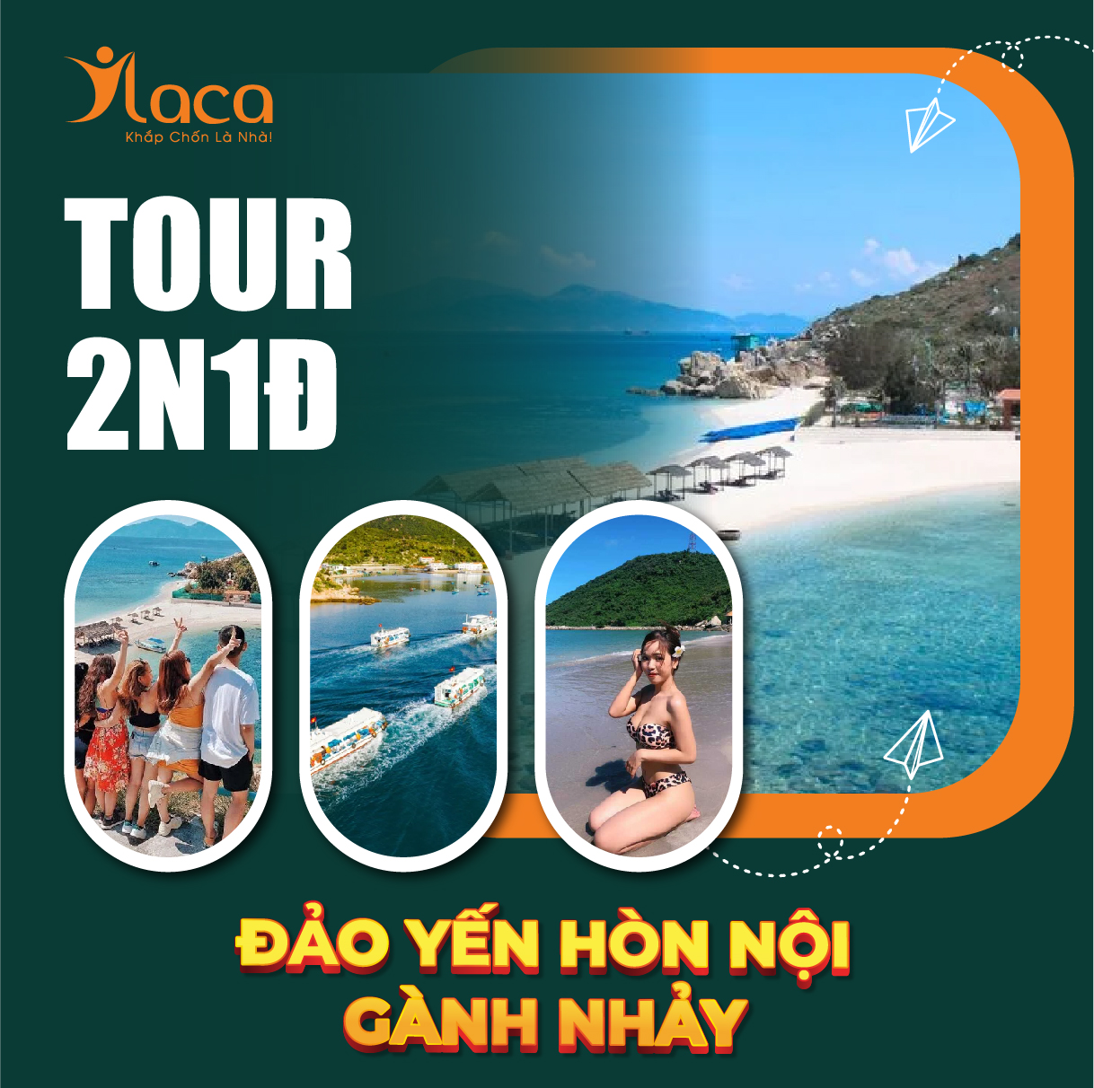 TOUR ĐẢO YẾN HÒN NỘI – GÀNH NHẢY NHA TRANG 2 NGÀY 1 ĐÊM