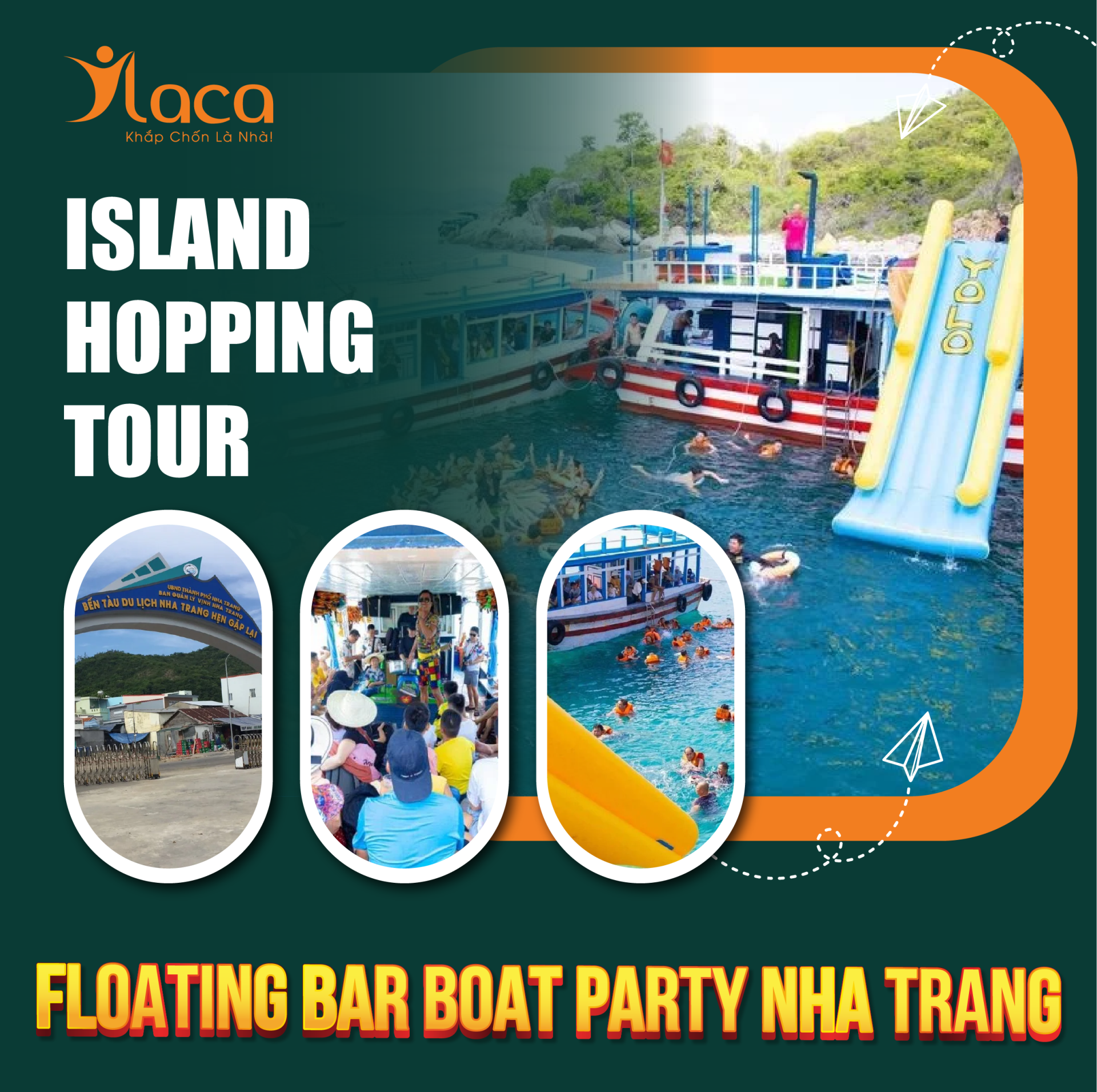 Floating Bar Boat Party Nha Trang Island Hopping Tour