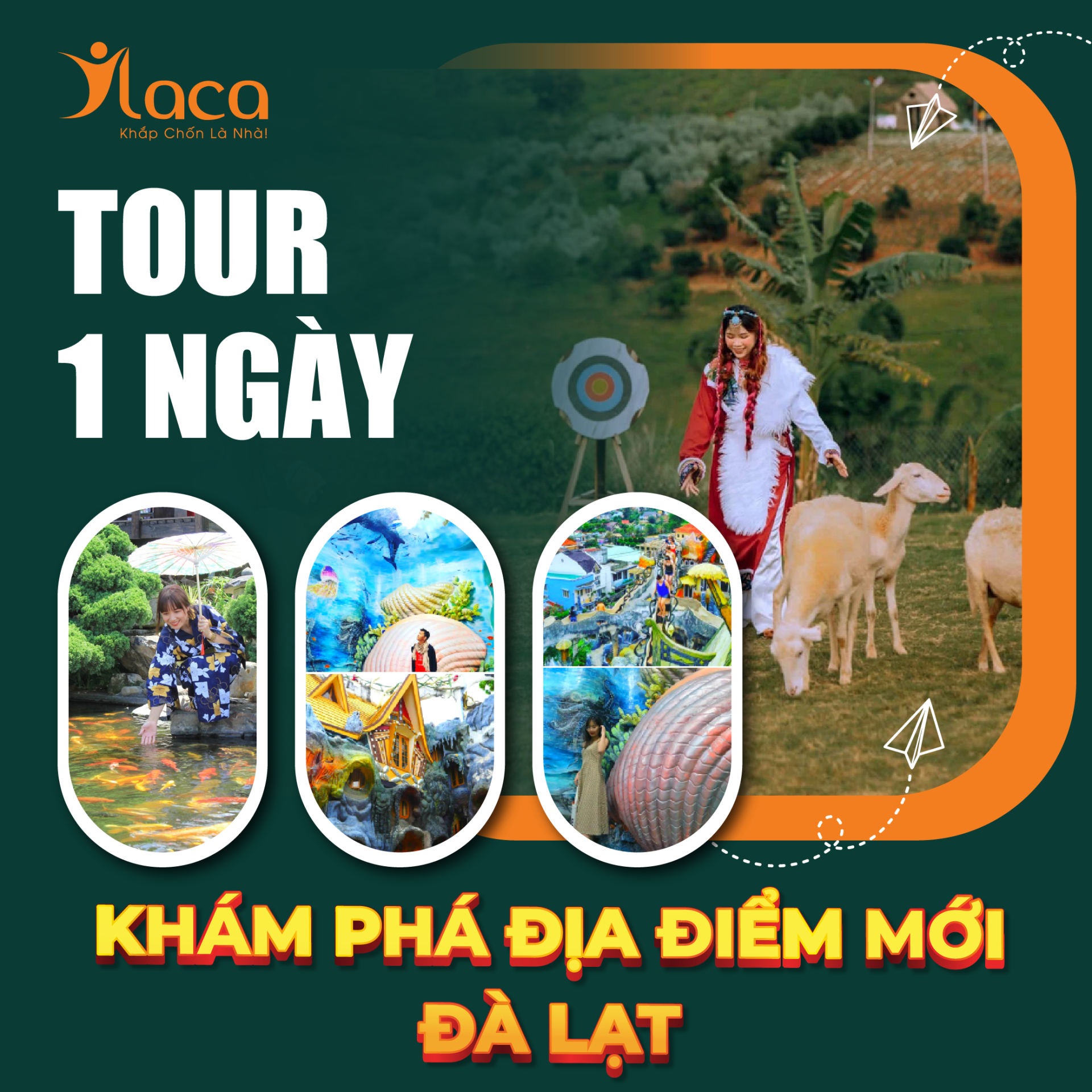 Tour khám phá địa điểm mới Đà Lạt 1 ngày giá rẻ khởi hành hằng ngày