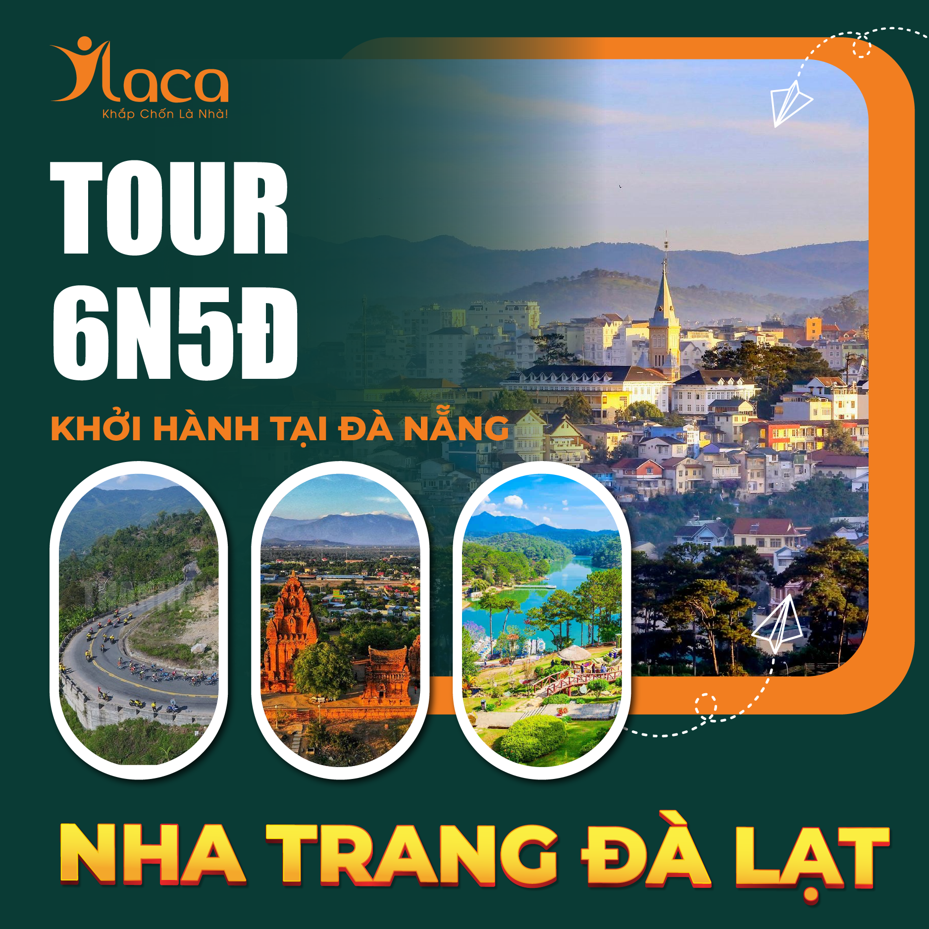 Tour Nha Trang Đà Lạt 6 Ngày 5 Đêm Khởi Hành Tại Đà Nẵng
