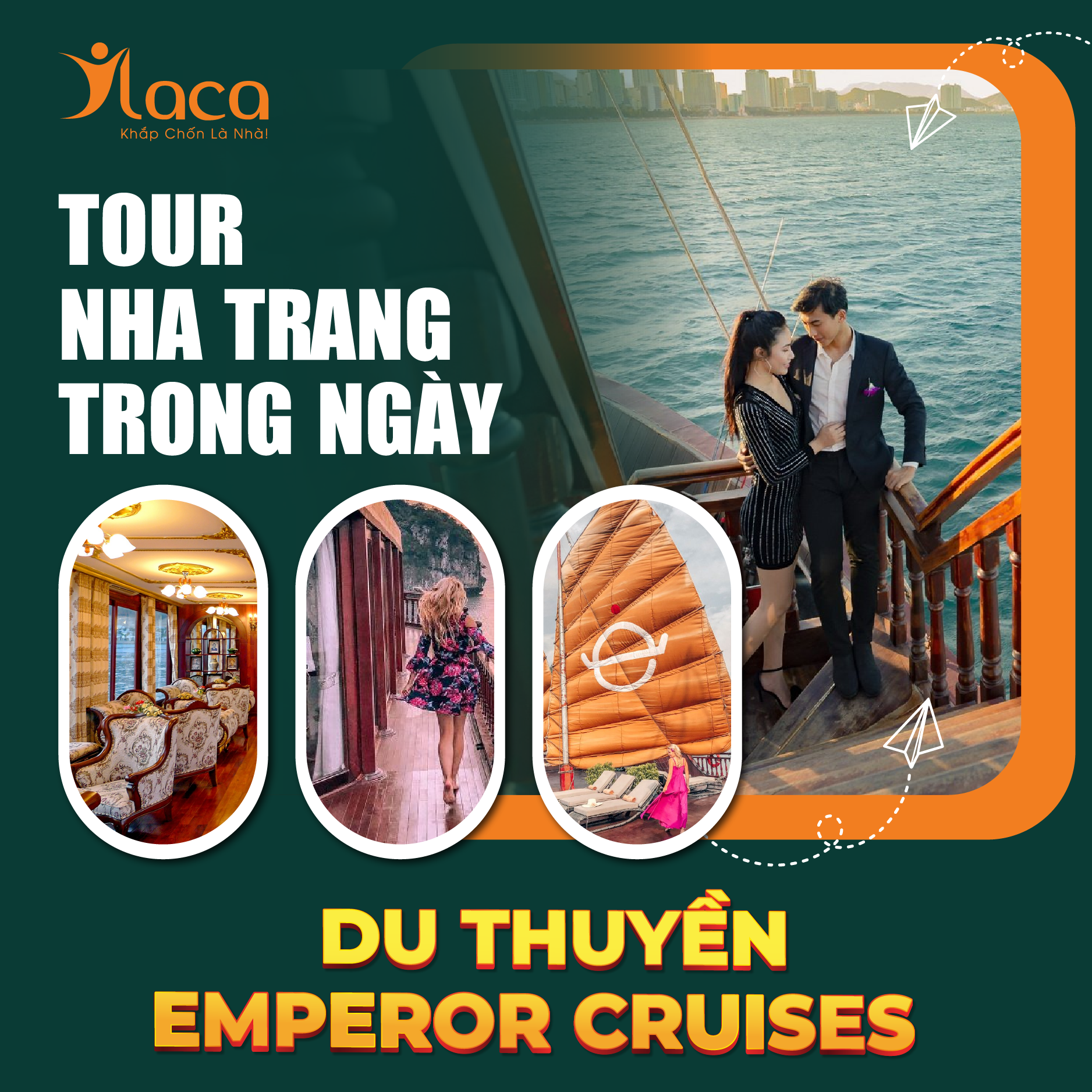 Tour Nha Trang Cao Cấp Trong Ngày: Du Thuyền Emperor Cruises