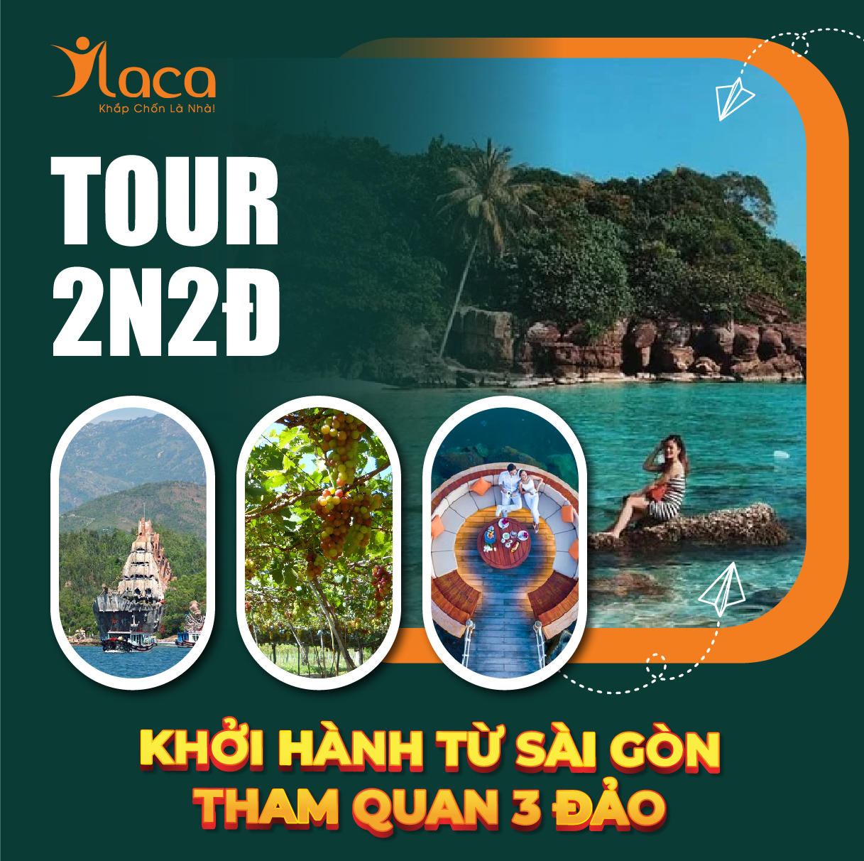 Tour Nha Trang Cao Cấp 2 Ngày 2 Đêm: Khởi Hành Từ Sài Gòn Tham Quan 3 Đảo