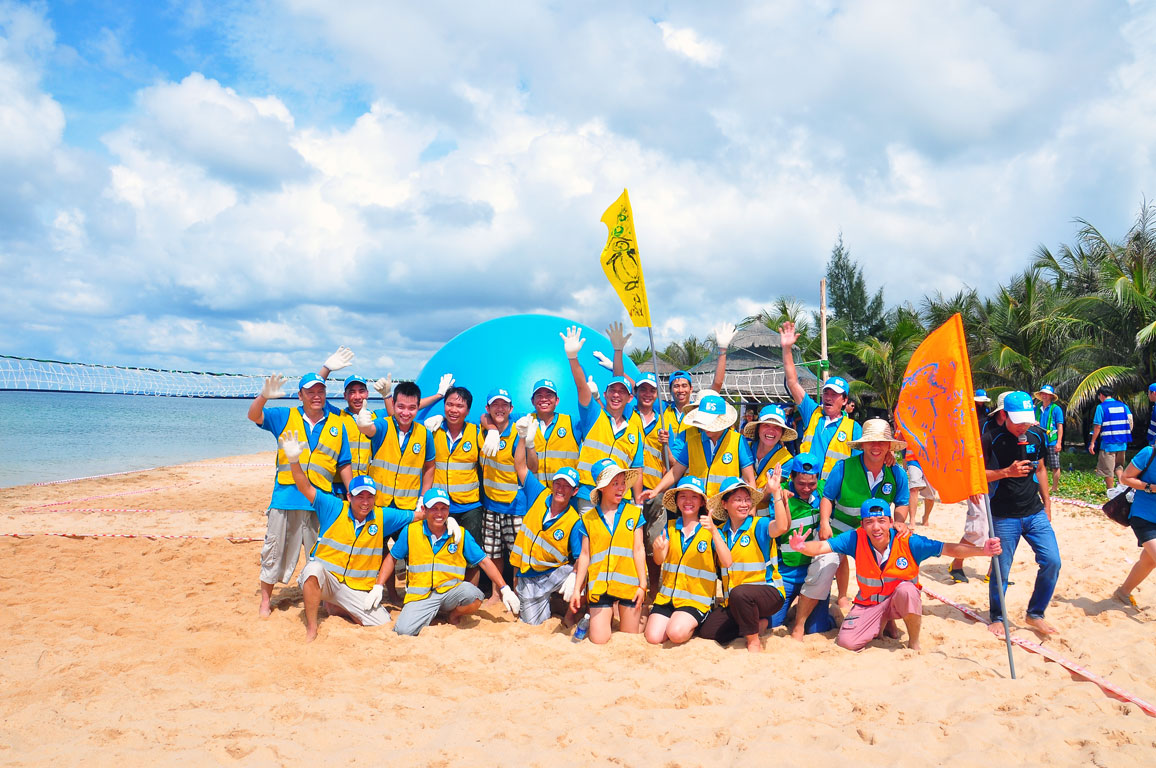 Team building bãi biển tại Vũng Tàu