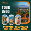 TOUR PHÚ YÊN - PHAN THIẾT 7 NGÀY 6 ĐÊM