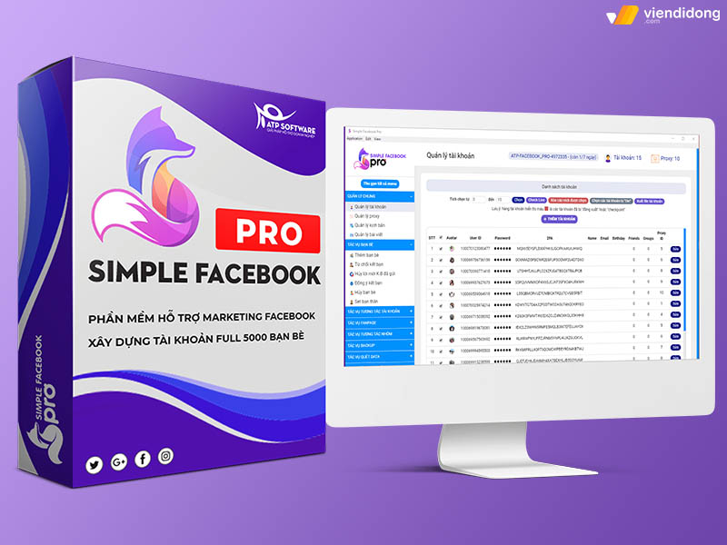 Phần mềm Simple Facebook