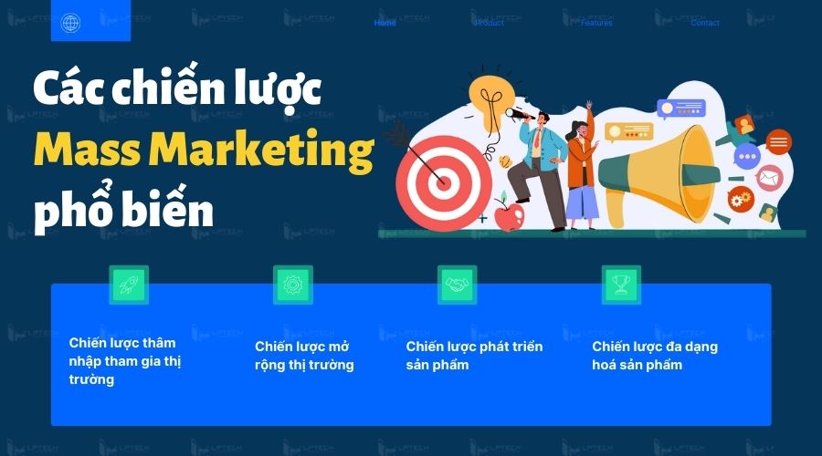 Mass marketing được ứng dụng trong thực tế