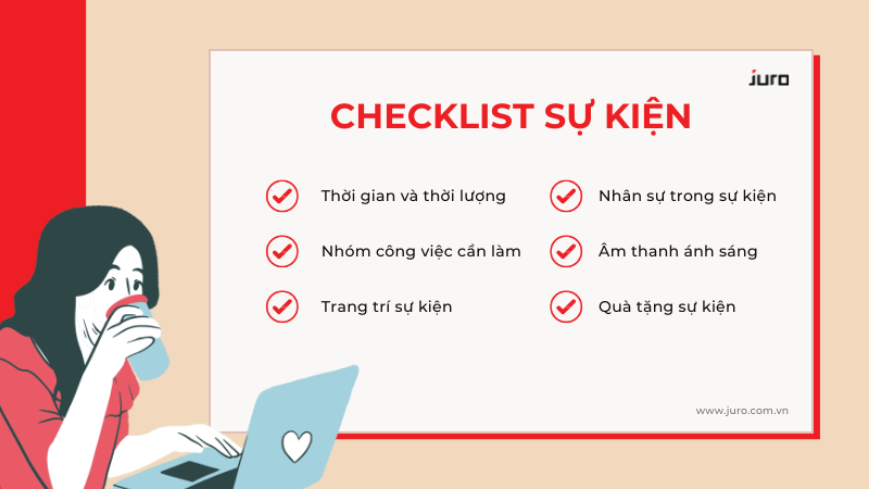 Mẫu timeline checklist tổ chức sự kiện