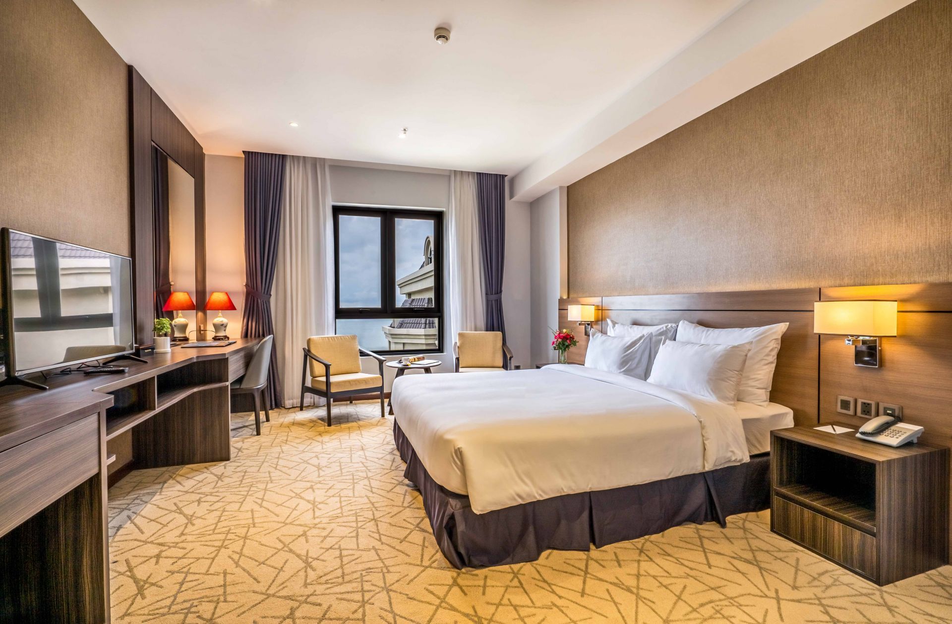 Phòng nghỉ tại The Cap Hotel Vũng Tàu