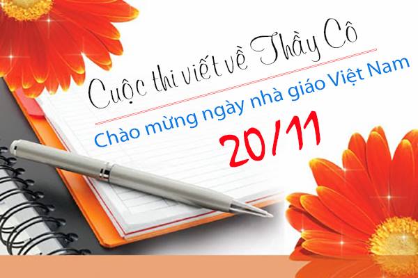 Tổ chức một cuộc thi viết về các thầy cô giáo